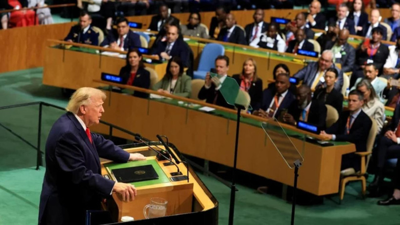 Trump BM kürsüsünden iki ülkeye mesaj verdi: Heyet salonu terk etti - Resim : 1