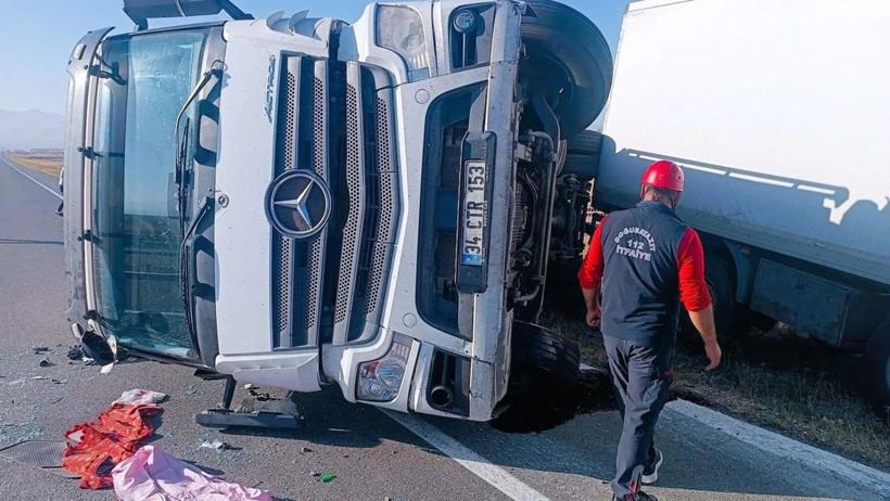 Bir anlık reflex felaket getirdi: Oto yola çıkan eşek trafiği alt üst etti - Resim : 1
