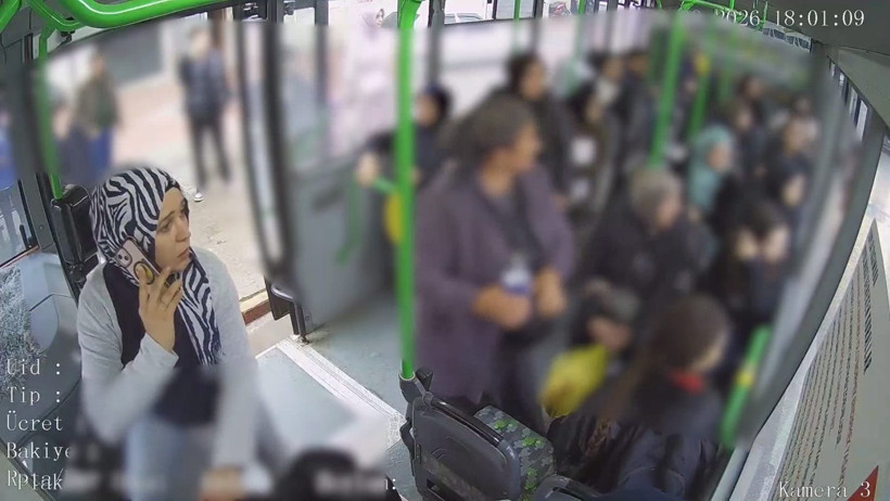 Otobüste korku dolu anlar: Kadın sürücü soğukkanlılığıyla hayat kurtardı - Resim : 2