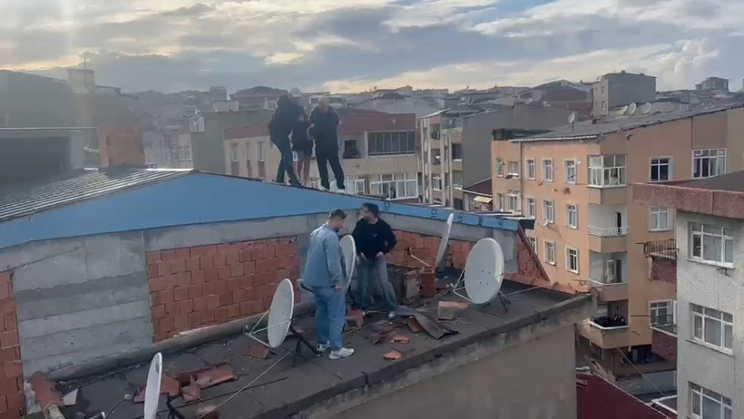 Çatıdan çatıya atlayamadı: Film sahnelerini aratmayan kaçış - Resim : 1