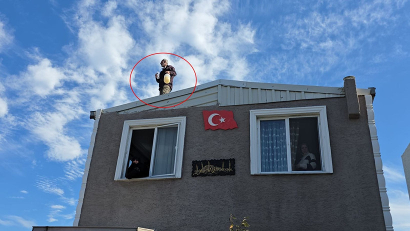 Mudanya’da çatıya çıkan adam: Yüz Numaralı Adam’ı hatırlattı - Resim: 2