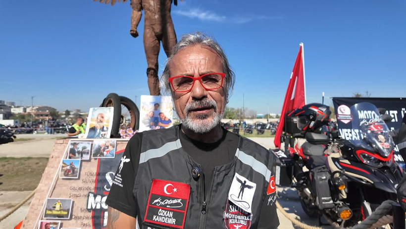 Silivri'de bin motosikletli hayatını kaybeden arkadaşları için yola çıktı - Resim : 1