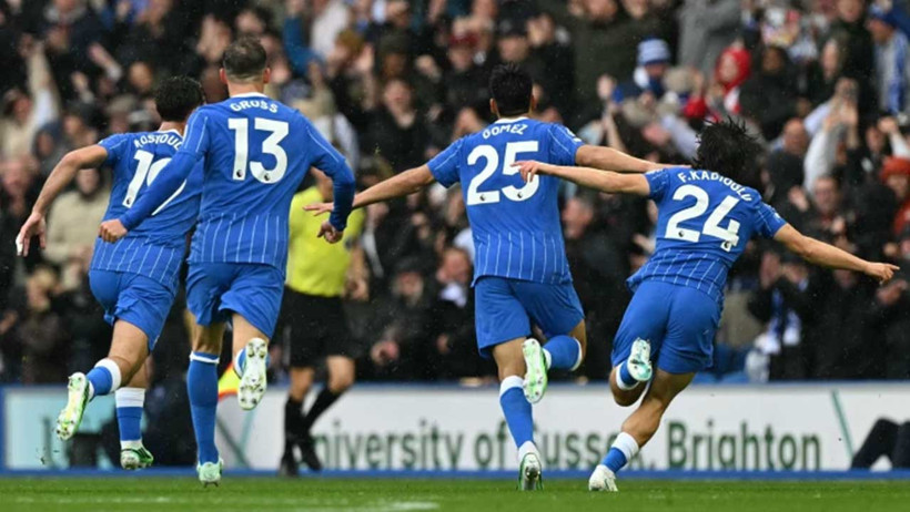 Ferdi'li Brighton 5-0 kazandı: Premier Lig'de zirve yürüyüşü sürüyor - Resim : 3