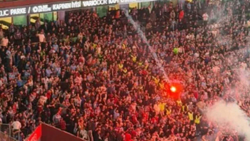 Trabzonspor-Beşiktaş maçında meşale yakan taraftarlar hakkında adli tahkikat başlatıldı - Resim : 2