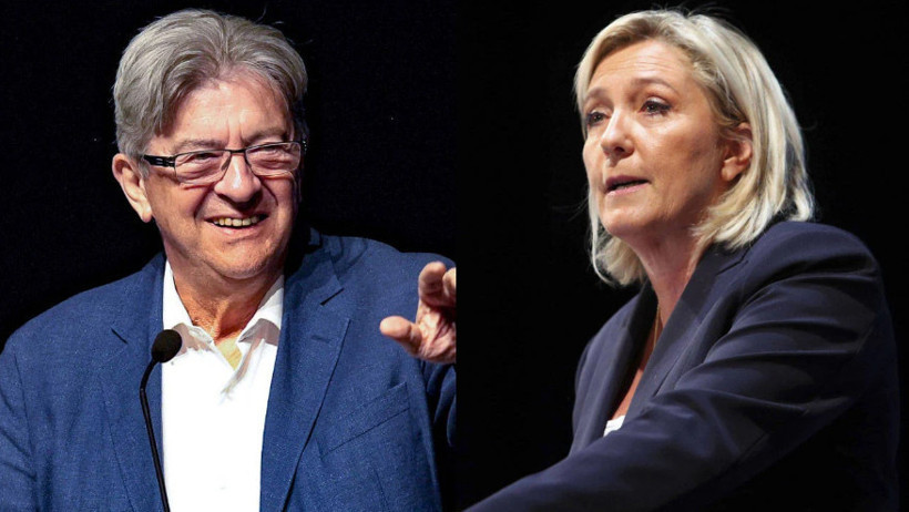 Fransa anketinde Le Pen ilk turda yüzde 38'e ulaştı, Mélenchon ikinci tura yaklaştı - Resim : 1