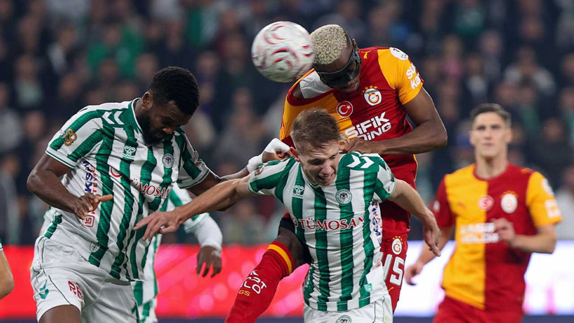 Galatasaray Konyaspor’u deplasmanda 4-0 mağlup etti - Resim : 1