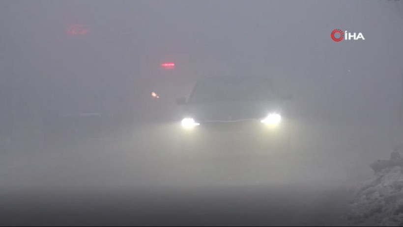 Kars’ta göz gözü görmüyor: Kale kayboldu… Görüş mesafesi 5 metre - Resim: 7