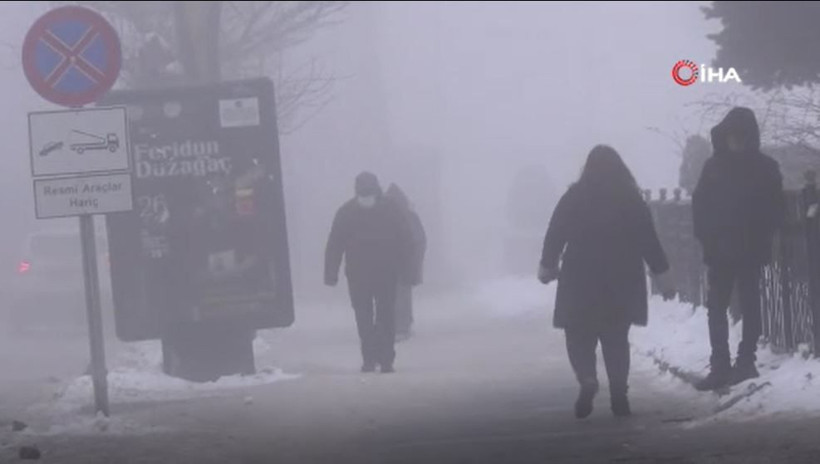 Kars’ta göz gözü görmüyor: Kale kayboldu… Görüş mesafesi 5 metre - Resim: 2