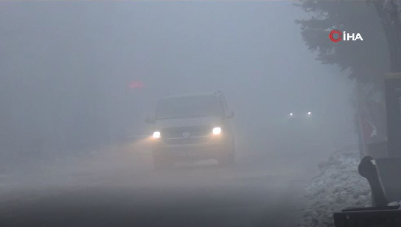 Kars’ta göz gözü görmüyor: Kale kayboldu… Görüş mesafesi 5 metre - Resim: 6