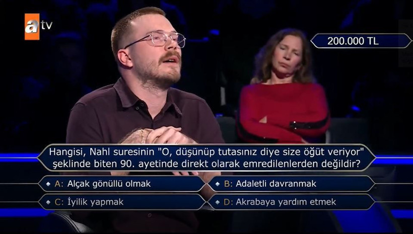 Kim Milyoner Olmak İster'de Nahl Suresi sorusunu joker kullanmadan doğru bildi: 200 bin TL kazandı, Oktay Kaynarca şaşırdı - Resim: 9