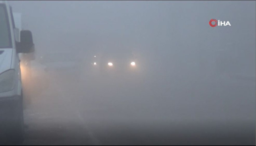 Kars’ta göz gözü görmüyor: Kale kayboldu… Görüş mesafesi 5 metre - Resim: 11