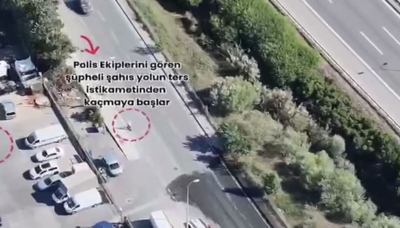 Lastik patladı ama takip bitmedi: Sancaktepe’de Drone’lu amansız takip - Resim: 5
