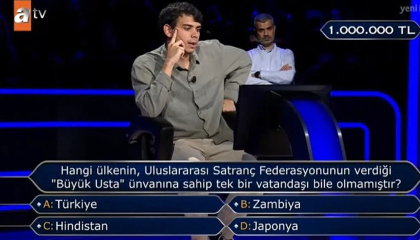 Kim Milyoner Olmak İster'de 1 milyonluk soru: 700 bin lira kaybettiren Zambiya cevabı - Resim : 1