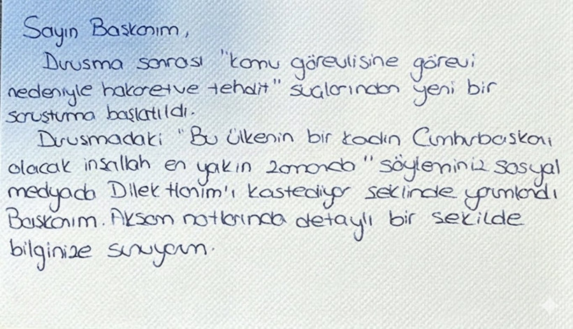 İBB davasında ifşa olan mektup ortaya çıktı: Dilek İmamoğlu ve Cumhurbaşkanlığı adaylığı detayı - Resim : 1