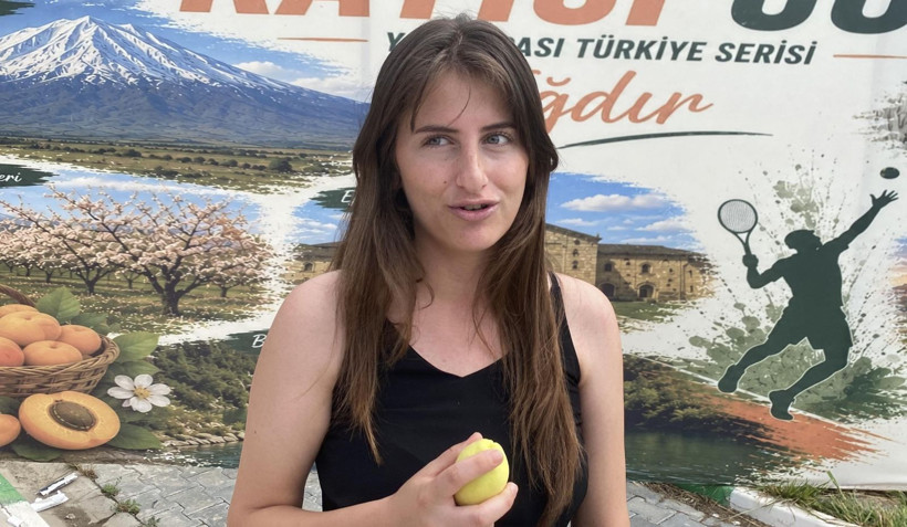 Tenis turnuvası kayısıyla tatlandı: 171 sporcu Iğdır misafir edildi - Resim: 8