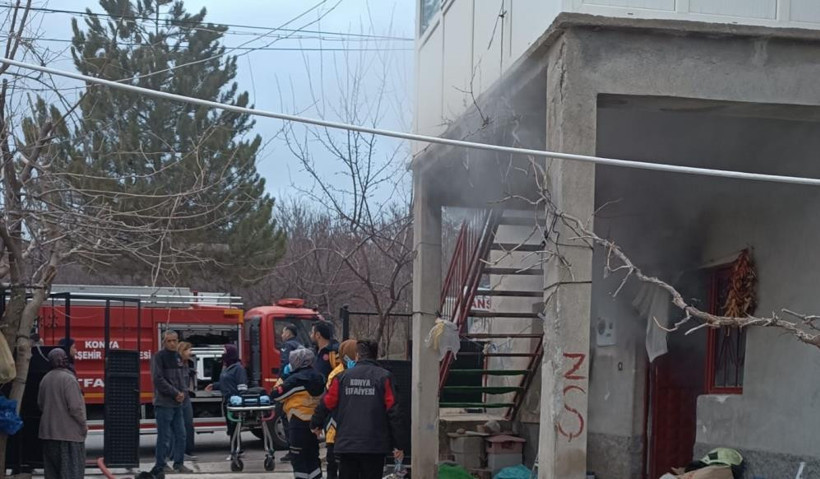 Konya Beyşehir'de acı yangın: 60 Yaşındaki kadın dumandan etkilenerek hayatını kaybetti - Resim : 1