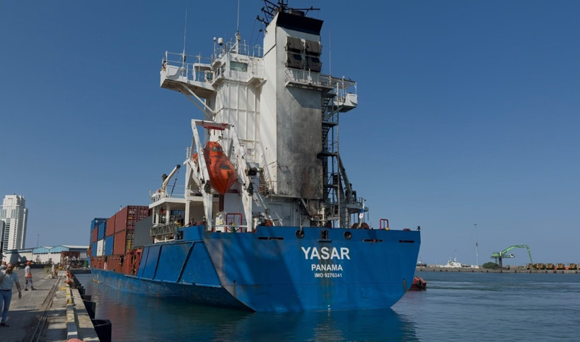 Karadeniz’de sıcak saatler: Dronla vurulan Türk Gemisi Samsun’a getirildi - Resim : 1