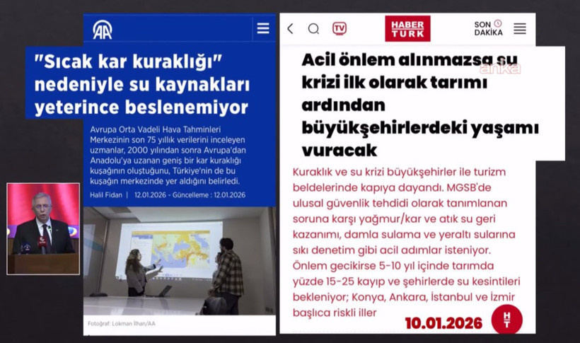 Mansur Yavaş'tan su kesintisi açıklaması: Operasyon İletişim Başkanlığı eliyle yapılıyor - Resim : 1