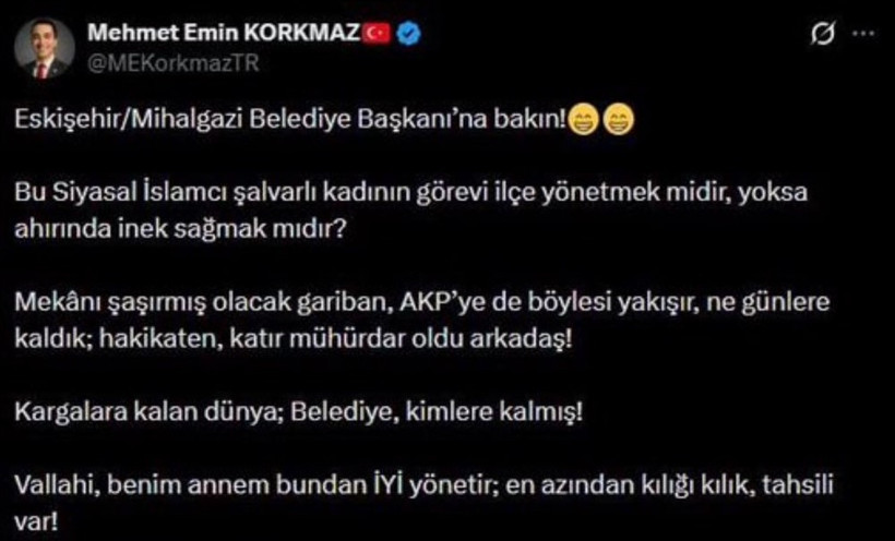 İYİ Parti Mihalgazi Belediye Başkanı'na yönelik ifadeler için harekete geçti - Resim : 1
