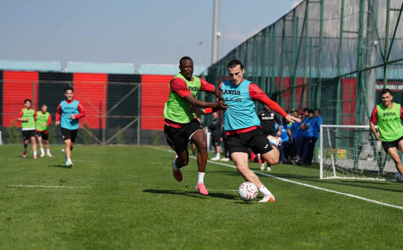 Çorum FK Göztepe maçı hazırlıklarını sürdürdü - Resim : 1