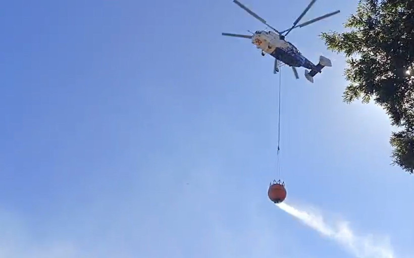 Rüzgar alevleri tetikledi: Bursa’da orman yangını - Resim : 1