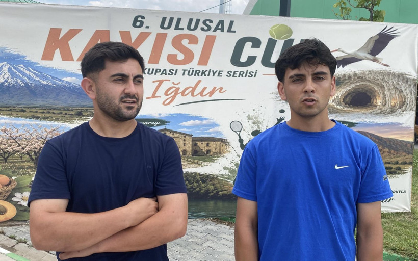 Tenis turnuvası kayısıyla tatlandı: 171 sporcu Iğdır misafir edildi - Resim: 9