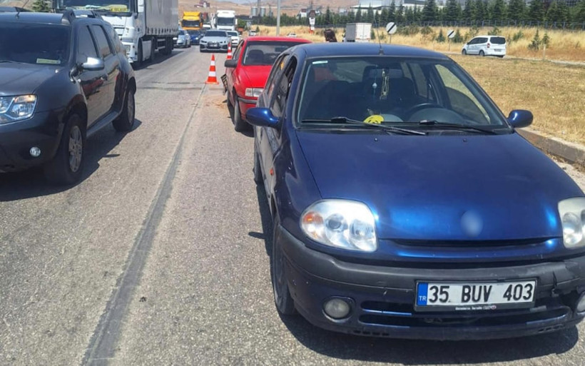 Kırıkkale'de zincirleme kaza: 1 yaralı - Resim : 1