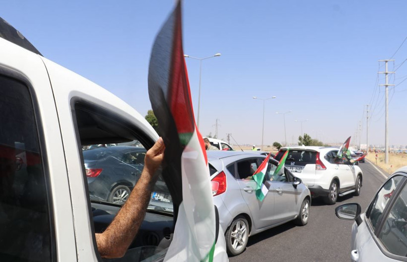 20 ülke tek yürek: Filistin konvoyu Türkiye’de coşkuyla karşılandı - Resim: 9