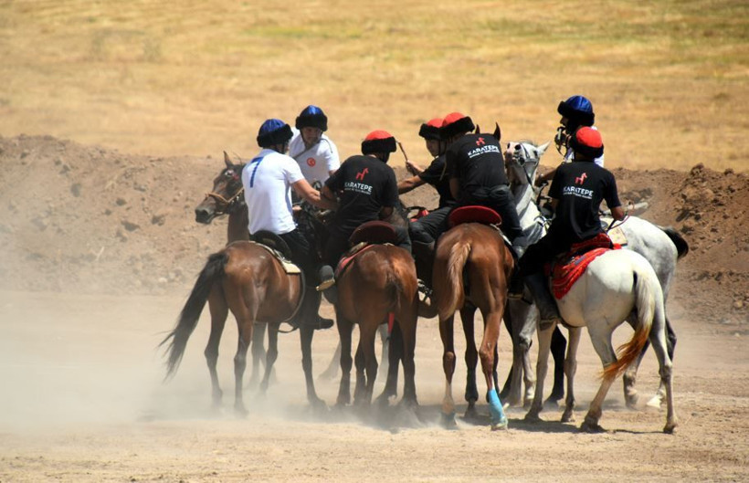 At sırtındaki amansız mücadele nefes kesti: Erciş’te dört nala heyecan - Resim: 1