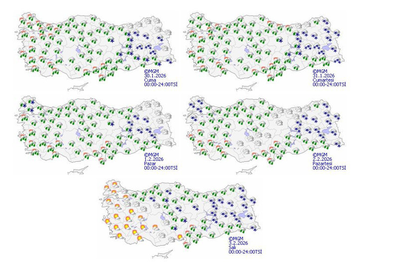 Meteoroloji’den 4 günlük 'kırmızı kodlu' uyarı: Şakır şakır yağacak… İl il sıraladı - Resim : 4