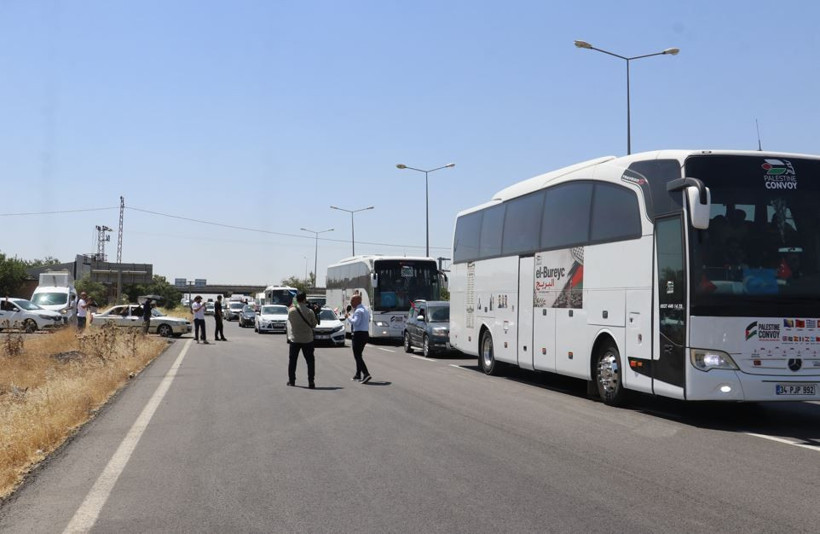 20 ülke tek yürek: Filistin konvoyu Türkiye’de coşkuyla karşılandı - Resim: 12