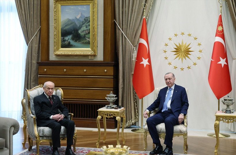 Erdoğan - Bahçeli görüşmesi sona erdi - Resim : 2
