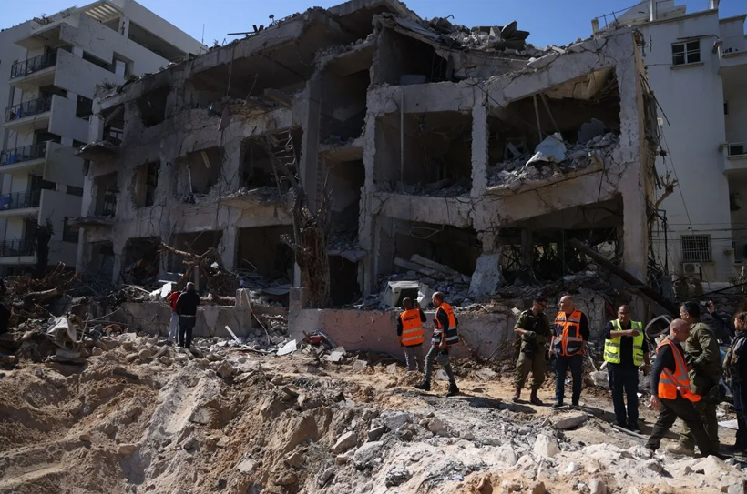 İsrail'deki yıkımın boyutu ortaya çıktı: Hiçbir yerde göremeyeceğiniz kareler - Resim: 13