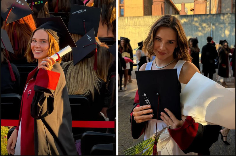 Ünlü oyuncu Alina Boz’un gurur günü: Üniversiteden mezun oldu - Resim : 1