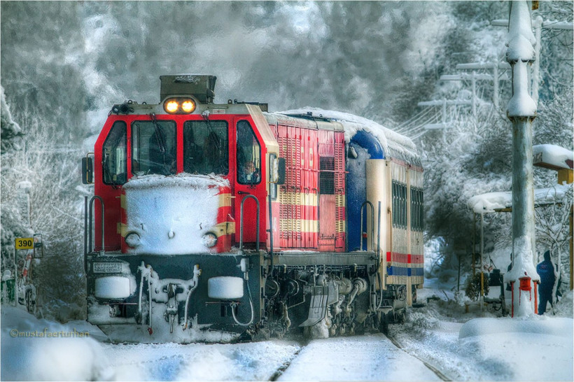Karların içinde efsane yolculuk: Turistik Doğu Ekspresi sezonu tamamladı - Resim: 10