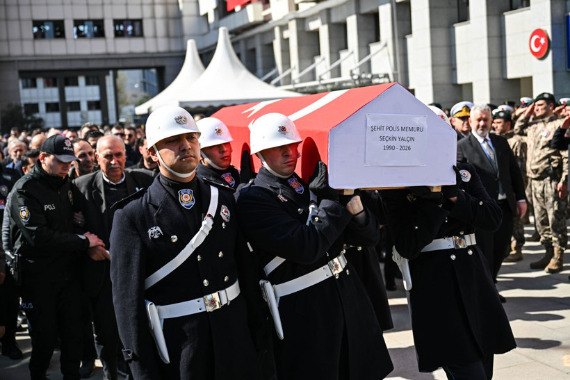 Şehit polis memuru Seçkin Yalçın için emniyette tören düzenlendi - Resim: 3