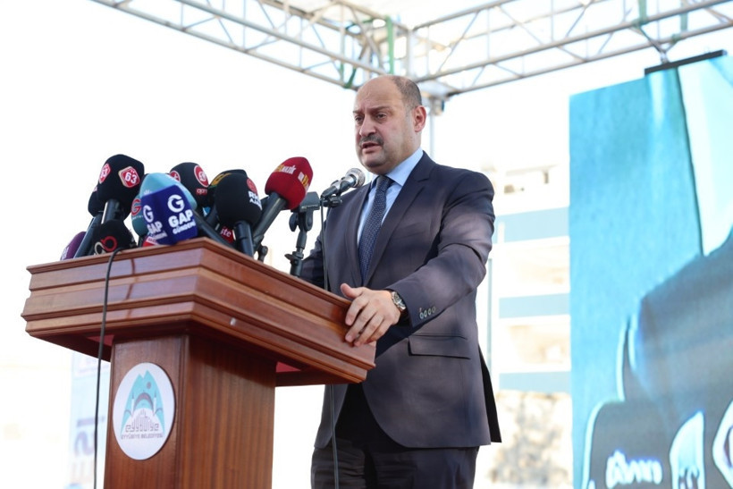 13 mahkumun can verdiği yerde yeni dönem: Belediye binasının temeli atıldı - Resim : 4