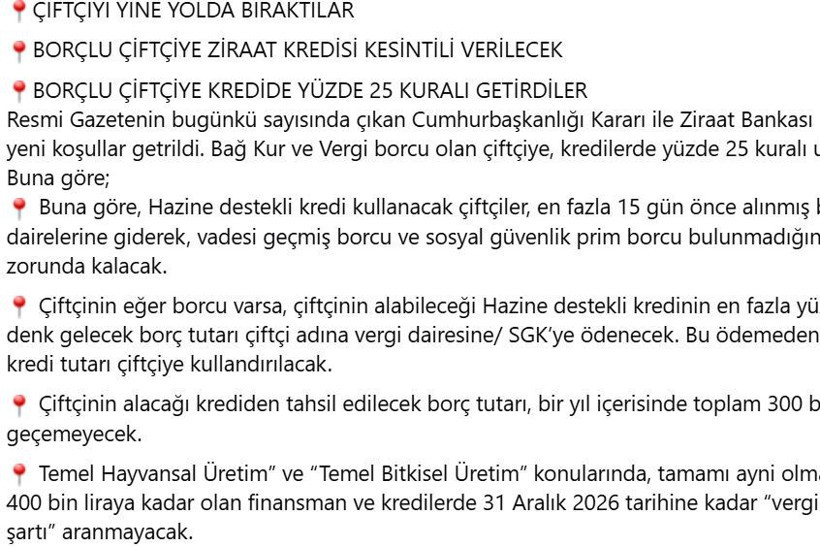 Erdoğan "Çiftçinin yüzü gülüyor" dedi: Çiftçi borçlanarak tarlasını ekti - Resim : 4