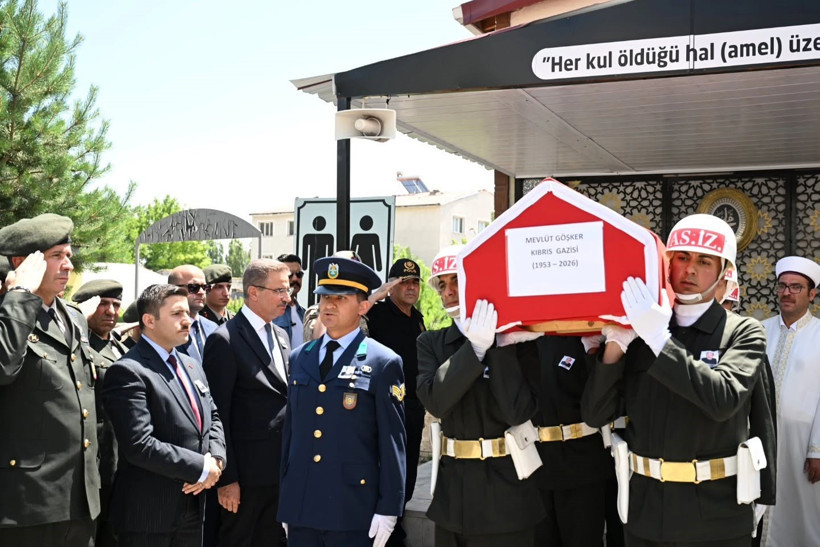 Kıbrıs Gazisi Mevlüt Göşker son yolculuğuna uğurlandı - Resim : 2