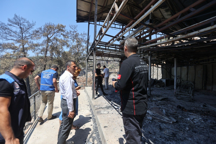 Fethiye'deki yangının ardından ekipler sahada: Hasar tespit çalışması başladı - Resim : 2