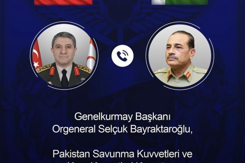 Genelkurmay Başkanı Bayraktaroğlu, Pakistanlı mevkidaşı Munir ile görüştü - Resim : 1