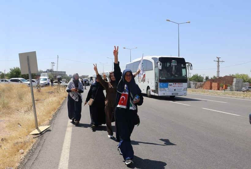 20 ülke tek yürek: Filistin konvoyu Türkiye’de coşkuyla karşılandı - Resim: 13