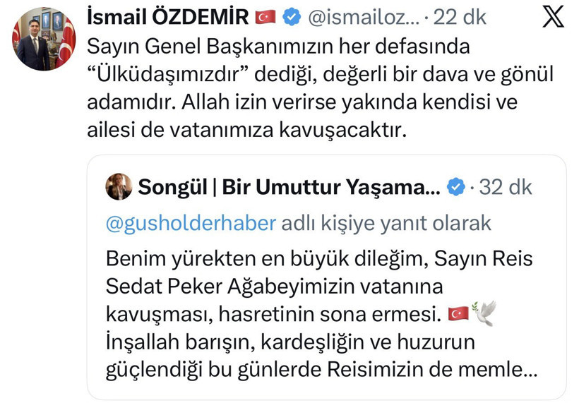 MHP Genel Başkan Yardımcısı'ndan Sedat Peker paylaşımı: Değerli bir dava ve gönül adamı - Resim : 2