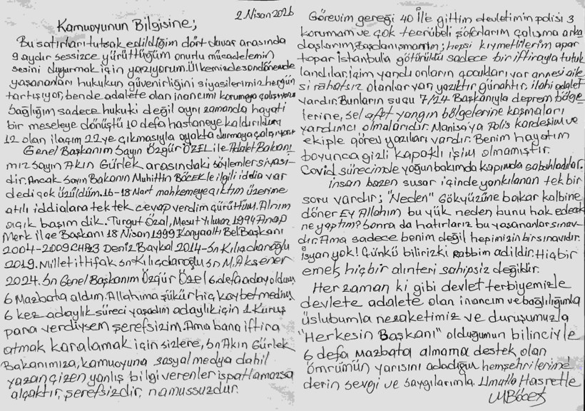Muhittin Böcek'ten Akın Gürlek'e yalanlama: Bir mektupla her şeyi anlattı - Resim : 1