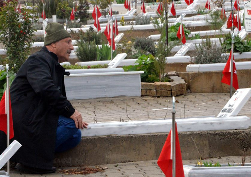 Mezar taşlarını öperek bayramlaştılar: Kahramanmaraş’ta acı dolu bir Bayram sabahı - Resim : 3