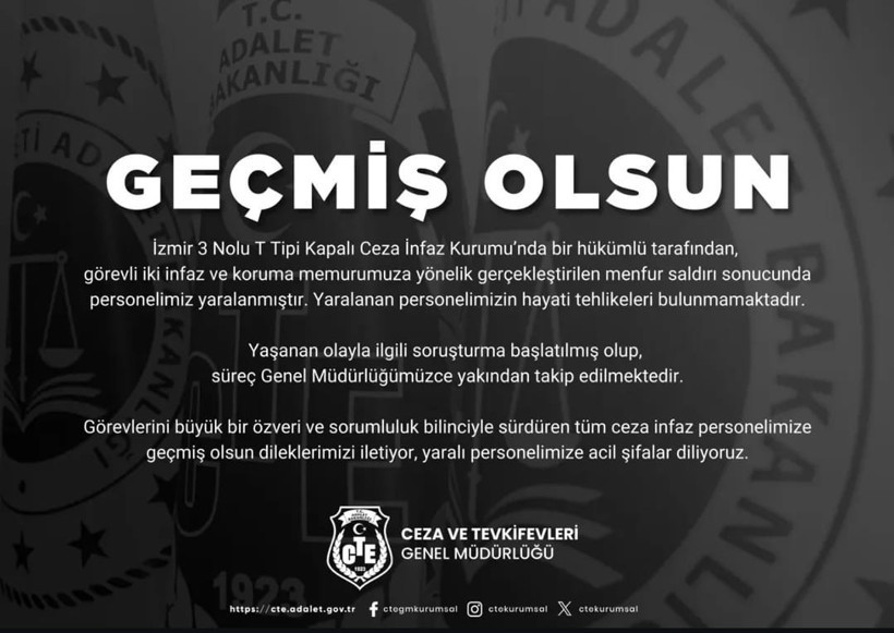 Cezaevinde infaz koruma memurlarına saldırı - Resim : 1