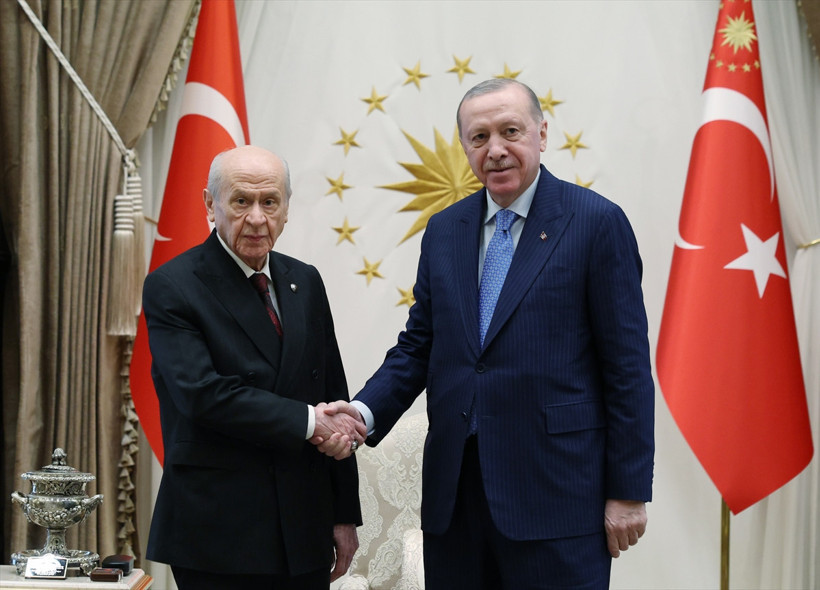 Erdoğan - Bahçeli görüşmesi sona erdi - Resim : 4