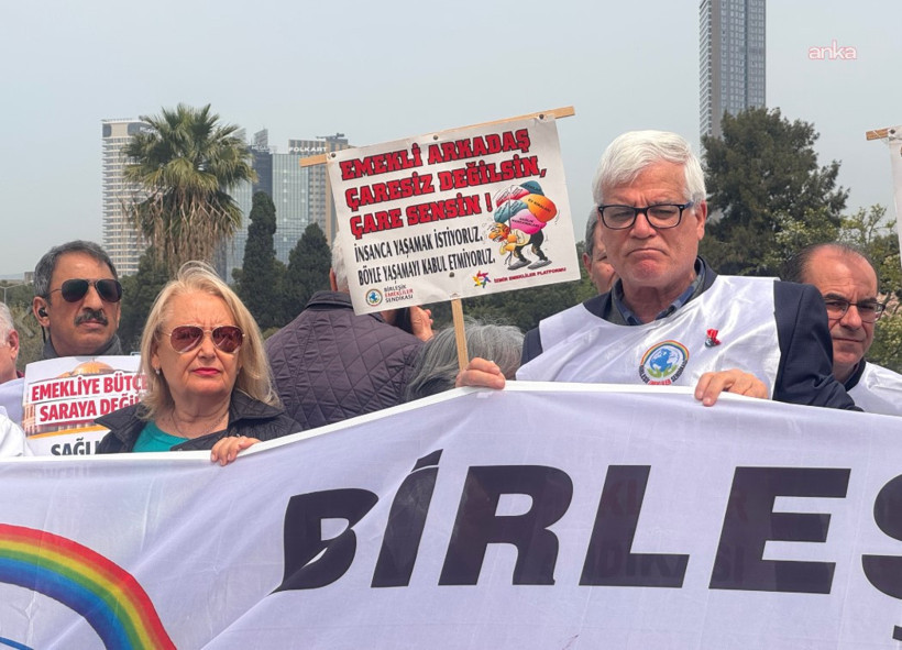 Emekliler ara zam ve katkı payı için İzmir'de sokağa indi - Resim : 3