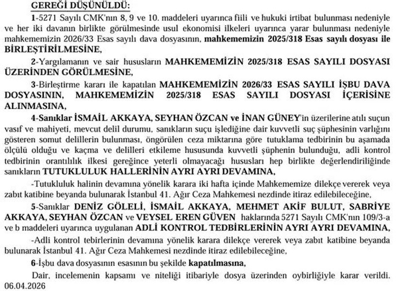 Beyoğlu Belediye Başkanı İnan Güney'in iddianamesi İBB dosyasıyla birleştirildi: Görevden uzaklaştırılmıştı - Resim : 2