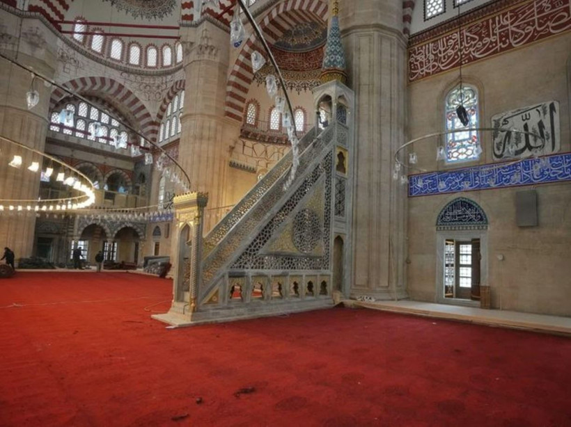 Selimiye Camii Ramazan'a hazır: 450 yıllık eserde restorasyon bitti, ihtişam geri dönüyor - Resim: 4